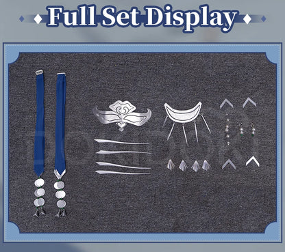 IN STOCK Jinshi Moon Fairy Cosplay Costume Anime The Apothecary Diaries【XS-4XL】DokiDoki-R Halloween Costume Jinshi Plus Size