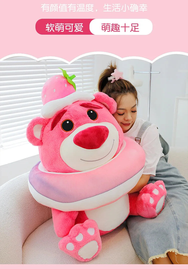 45/60/90cm Super Big Size Lotso Kawaii Disney Anime Plush Stuffed Doll Cartoon Decoration Plush Pillow Children's Holiday Gifts