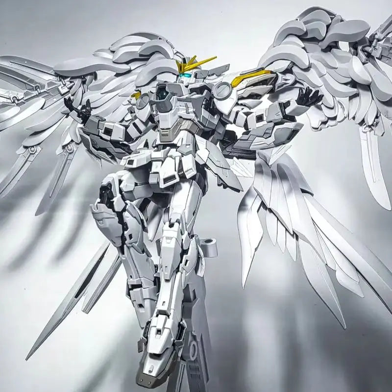 Daban 8827 MG 1/100 Snow White Prelude Fix Model Kit XXXG-00YSW Wings Assembly Action Figure Custom Toy