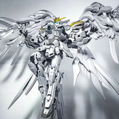 Daban 8827 MG 1/100 Snow White Prelude Fix Model Kit XXXG-00YSW Wings Assembly Action Figure Custom Toy