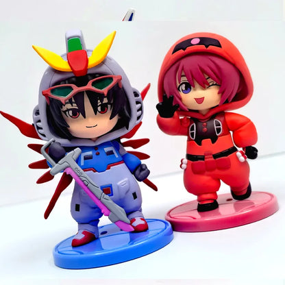 Original Bandai Pajamars Series Mobile Suit Gundam Seed Destiny Blind Box Athrun Zala Toy Cagalli Yula Athha Mystery Box Model
