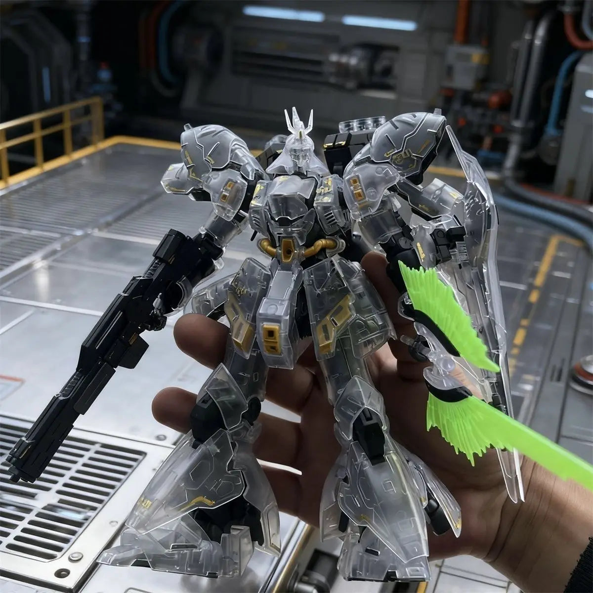 【New product】SIHAI MODEL RG 1:144 Color Transparent Version SAZABI Assembly Model High Quality Collectible Action Figure Model