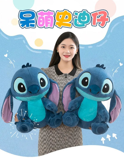 50/60/80cm Super Big Size Lilo & Stitch Disney Anime Plush Stuffed Doll Room Decor Large Plush Children's Pillow Holiday Gifts