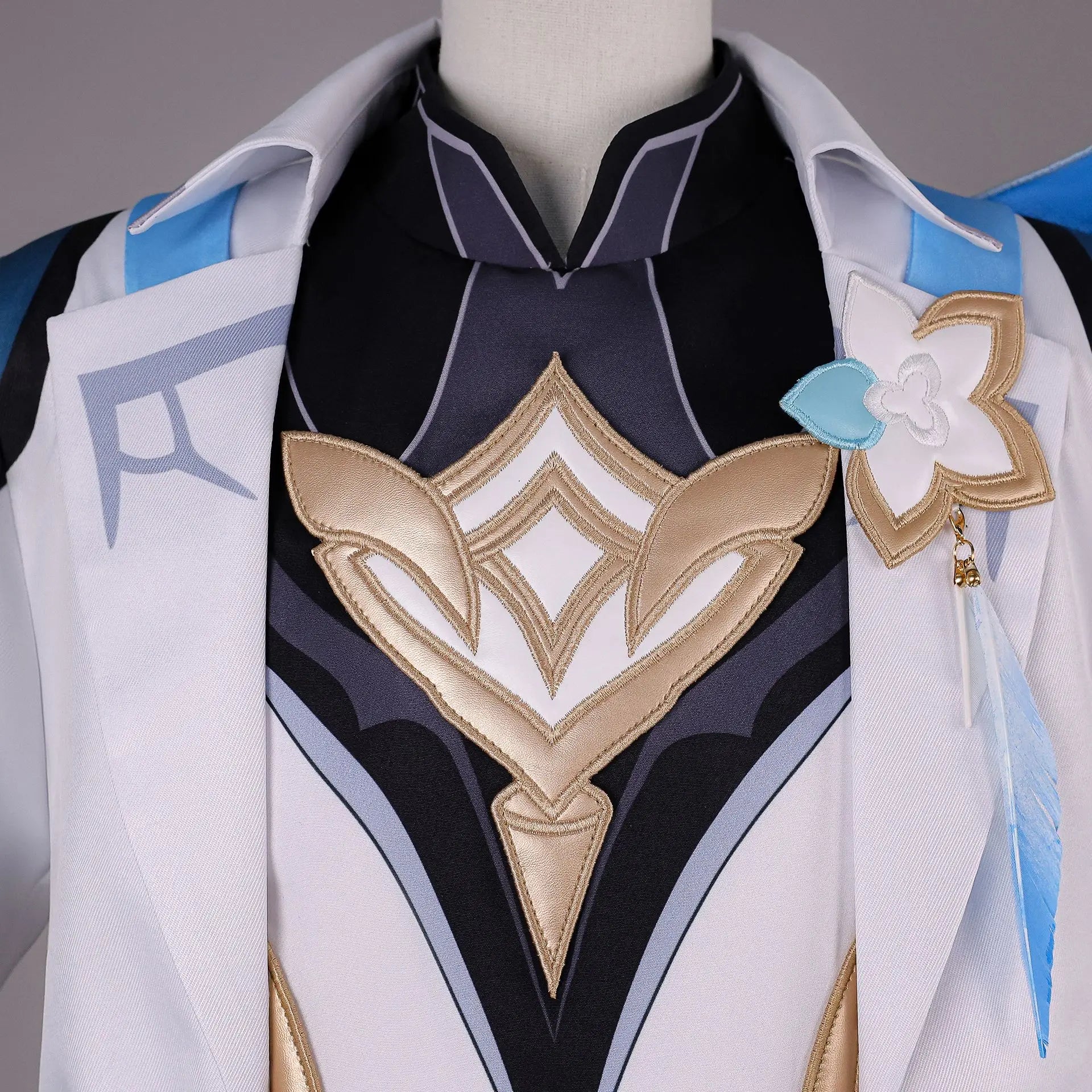 Genshin Impact Lumine Aether Costume Women Polyester Set