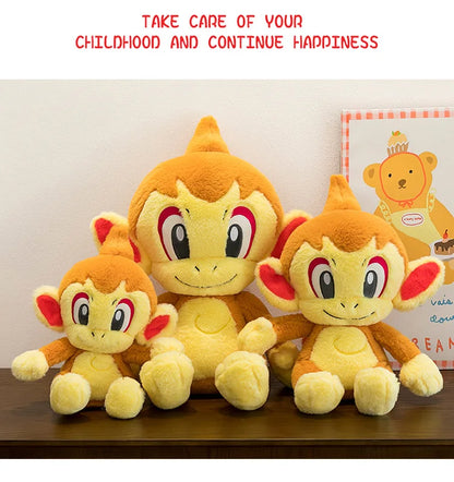 30/40/50CM Big Size Pokemon Chimchar Plushies Cartoon Anime Plush Pillow Soft Doll Kawaii Stuffed Plushie Ornament Children Gift
