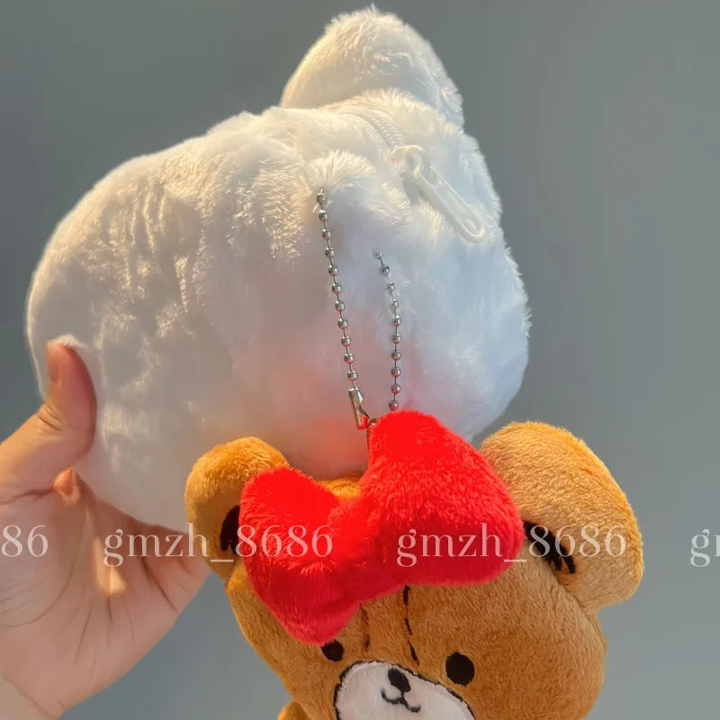 Cartoon Anime Bag Pencil Case and Coin Purse Kuromi My Melody KT Cat Plush Bag Anime Bag Cosmetic Bag Birthday Gifts Girl Women