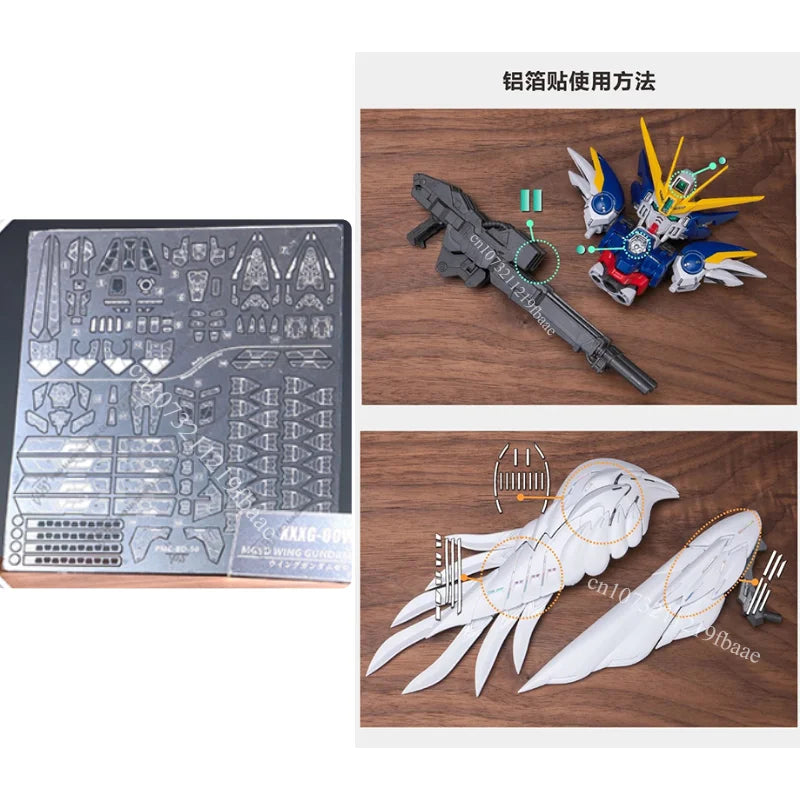GL Model Wing Zero Snow White EW MGSD XXXG-00W0 Assembly Model Kit Toys Action Figures Model Kits Robot Plastic Hobby Kids Gift