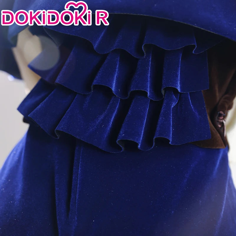 Souseiseki Cosplay Costume Anime Rozen Maiden Cosplay DokiDoki Women Cute Blue Dress Christmas Costume Souseiseki Cosplay