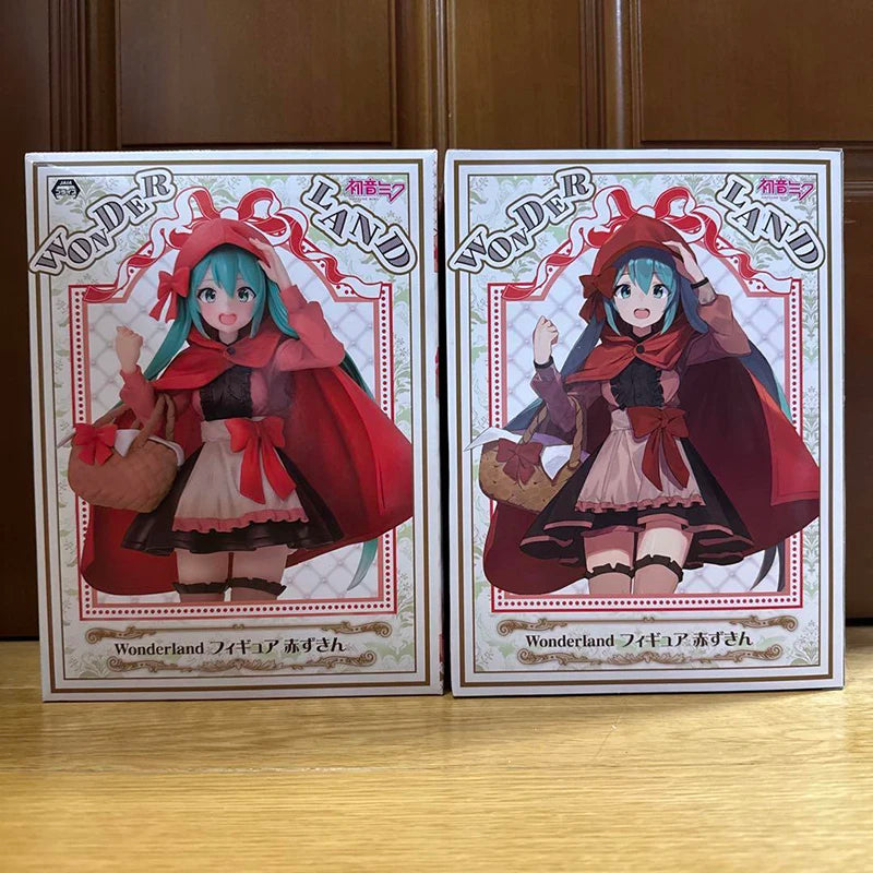 Bandai Hatsune Miku Wonderland Little Red Riding Hood 18CM PVC Model