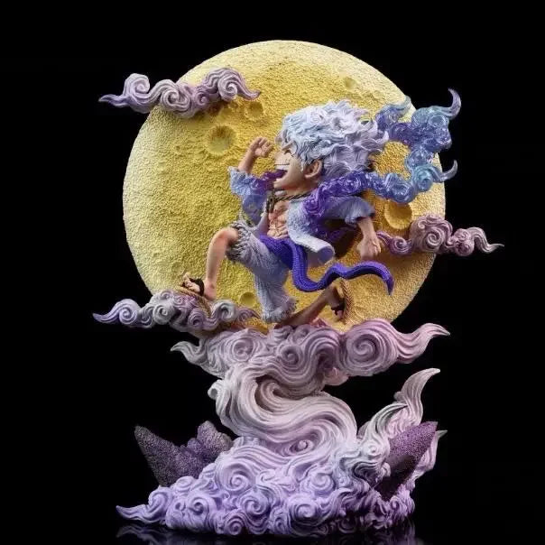 14cm One Piece Luffy Anime Figure Moon Nika Luffy Action Figurine PVC Statue Models Collection Desk Decoration Toys Gift Doll