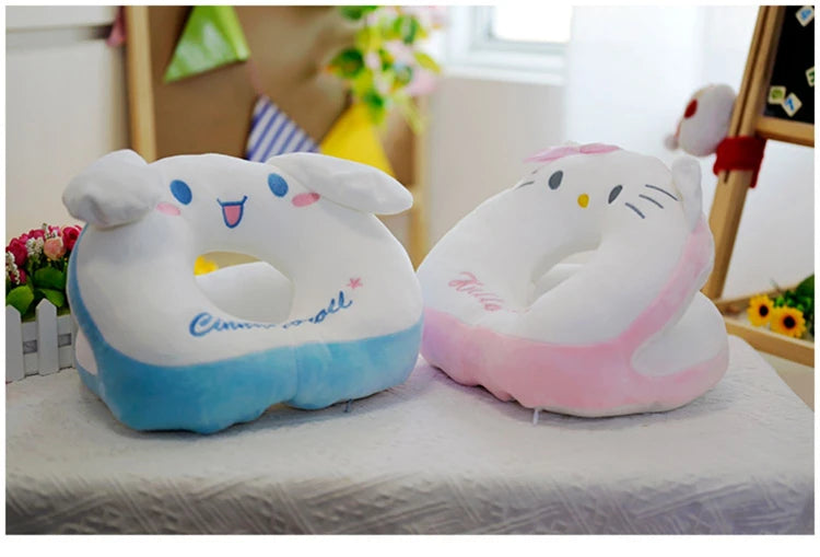 Cute My Melody Kuromi Nap Pillow Lovely Hollow Hand Rests Office Classroom StellaLou Cinnamoroll Pillow Cushion Gifts Washable