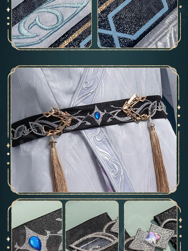 Zayne Cosplay Costume Game Love and Deepspace Cosplay DokiDoki-R Men Costume Lishen Zayne Cascading Clouds Cosplay Christmas