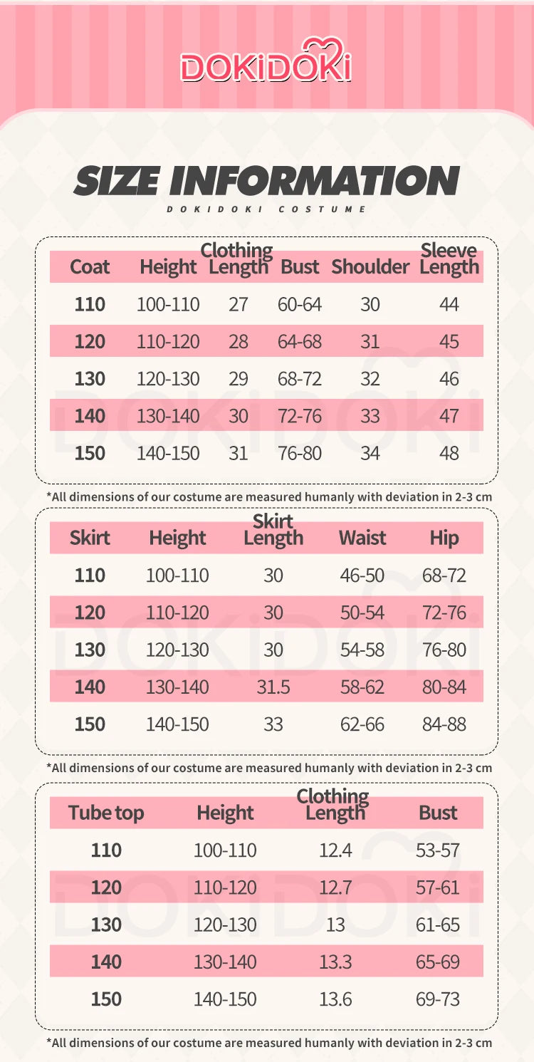 【Last Batch】IN STOCK Miraa Rumii Cosplay Costume【110-150】DokiDoki-N Halloween Family Girls Black Golden Suit Plus Size