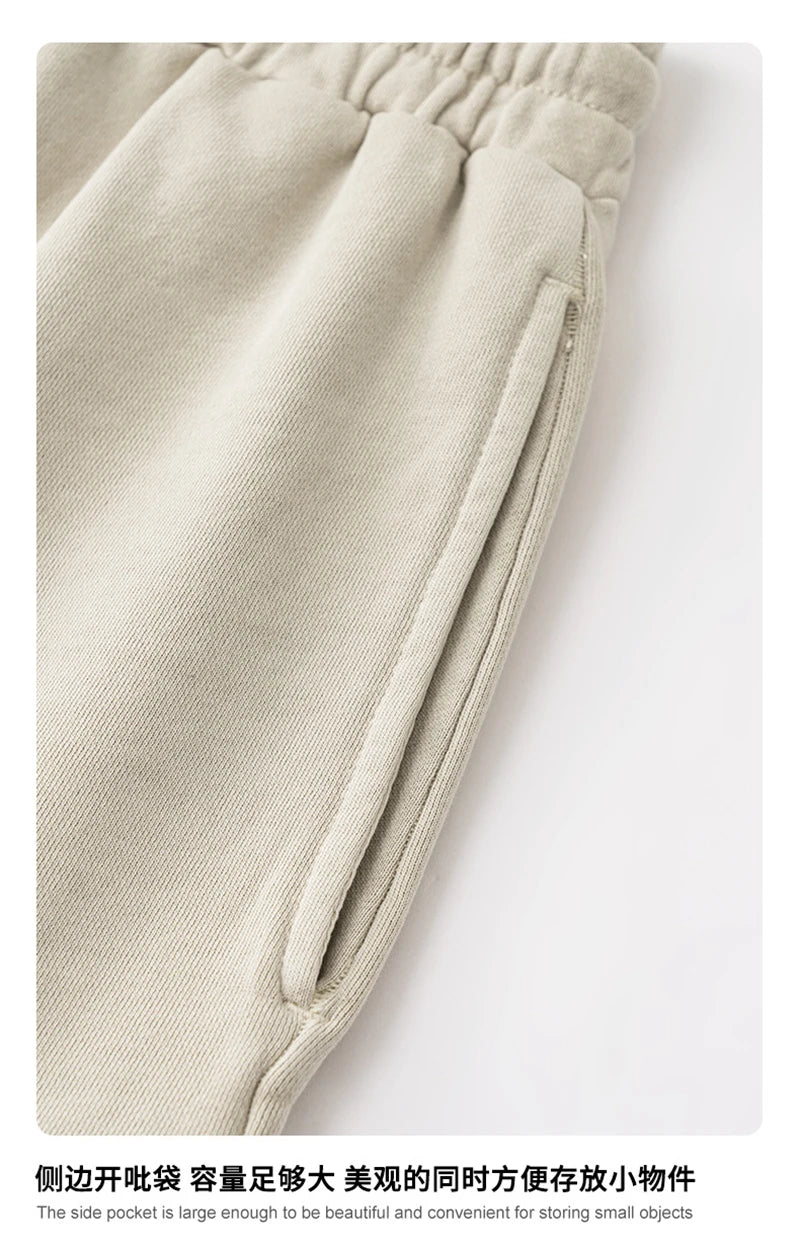 ZODF Retro Summer Washed 370gsm Cotton Shorts For Men Unisex High Street Loose Edge Distressed Solid Shorts Brand Clothes HY1023