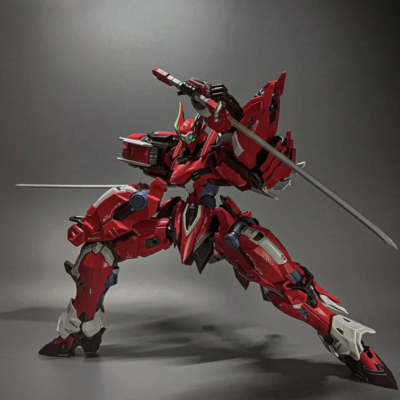 Full Armor Dussack Red Night Dedicated Machine DSK-02 Series Finished Alloy Skeleton ABS Action Figure Assembly Model Boy Gifts