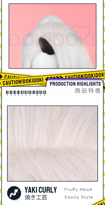 IN STOCK Vaggie Cherry Boom Lillth Morningstar Wig Anime DokiDoki 100cm Long Hair Lillth Cosplay Pre Crimped Wig Free Cap