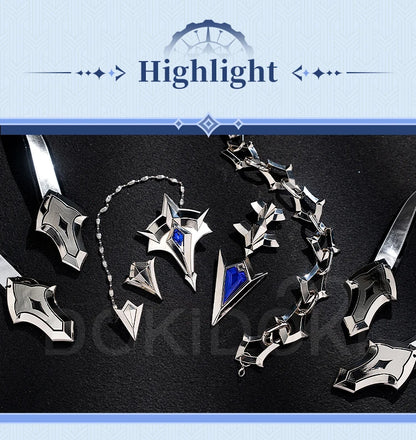 Flins Cosplay Costume Game Genshin Impact【S-3XL】DokiDoki-R Kyrll Chudomirovich Flins FES Costume Plus Size