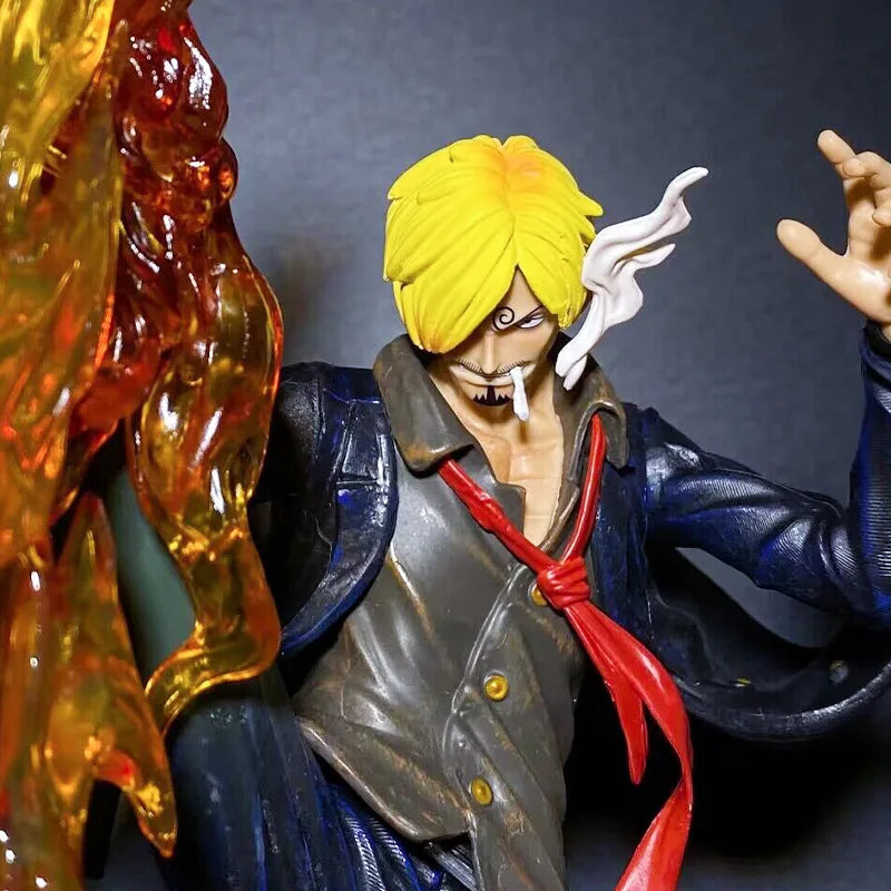 34cm One Piece Anime Figure Devil's Feet Sanji Figures PVC GK Statue Action Figure Model Statue Collection Decoration Toys Gift