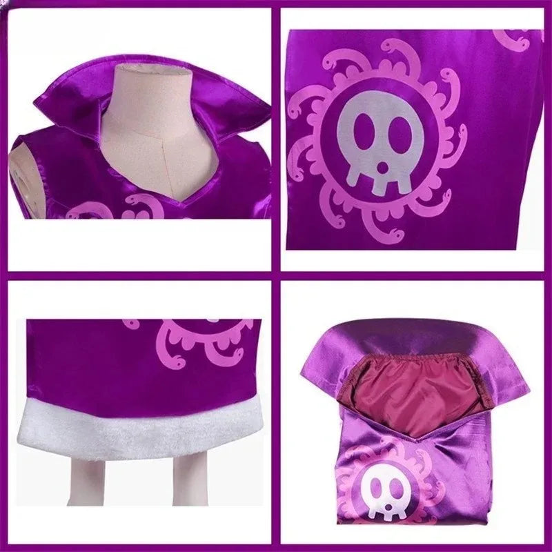 One Pieces Boa Hancock Cosplay Costume Women Polyester Set