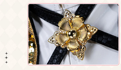 【Last Batch】IN STOCK Miraa Rumii Cosplay Costume【110-150】DokiDoki-N Halloween Family Girls Black Golden Suit Plus Size