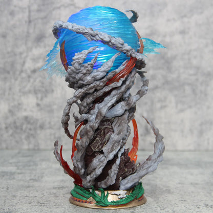 25cm Dragon Ball Figures Spirit Bomb Sou Goku Anime Figures Super Saiya Pvc Statue Doll Action Figure Model Collection Toys Gift