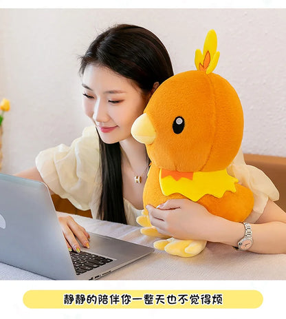 45/60/80CM Big Size Pokemon Torchic Plushies Cartoon Anime Plush Pillow Soft Doll Kawaii Stuffed Plushie Ornament Children Gift