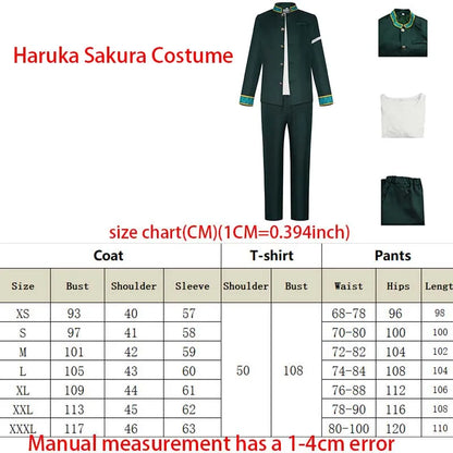 HOMCHEE TRENDS CosCN Hayato Suo School Uniform Set Cotton Polyester - Haruka Sakura / XS（old）