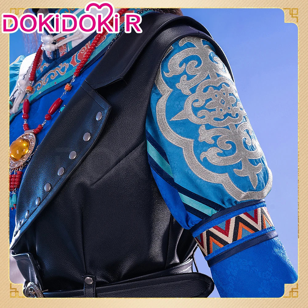 Heavy Frost Heroine Cosplay Costume Game Love and Deepspace DokiDoki-R Women Halloween Dress Heroine MC Blue Suit Sylus