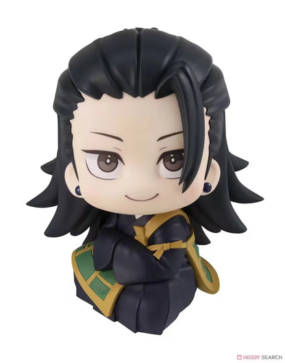 10cm Look up Anime Fushiguro Megumi Jujutsu Kaisen Figure Gojo Satoru Action Figure Q Version Doll Geto Suguru Statue Toy