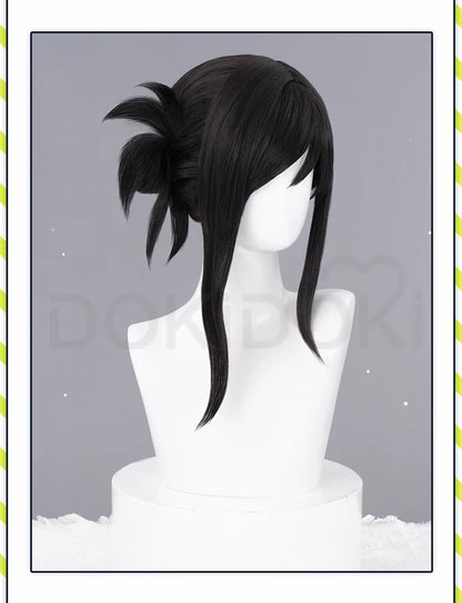 IN STOCK Tifa Lockhart Venat Wig Game FF Cosplay DokiDoki Long Black Hair Tifa Venat Cosplay Ear Clips ReMark