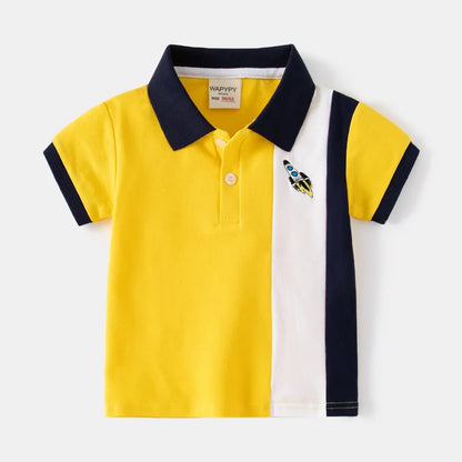 Children Clothes Summer Cotton Polo Shirts Short Sleeve Dinosaur Toddler Boy Polos T Shirt Baby Newborn 3 to 6 9 12 18 24 Months
