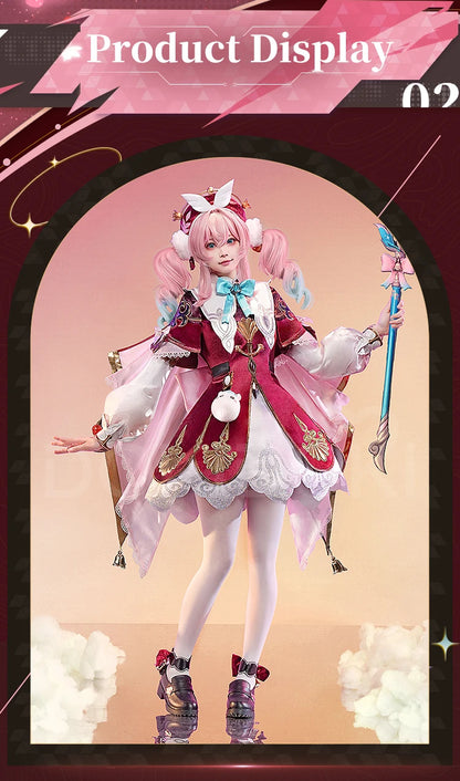 IN STOCK Hyacine Cosplay Costume Game Honkai: Star Rail DokiDoki-SR HSR Women Cute Amphoreus Hyacine Cosplay Wig