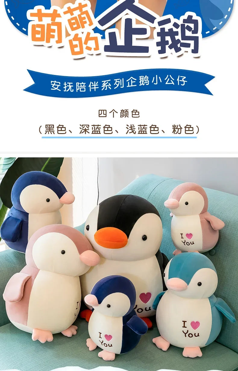 Cute Little Penguin Plush Toy Doll Girl Gift Children Cute Toy Children's Toys Gifts Plushie Stuffed Toys Animal Patung Dolls