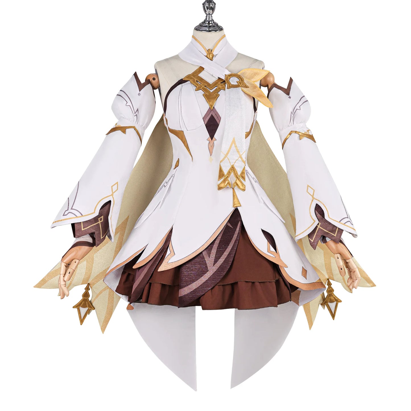 Genshin Impact Lumine Aether Costume Women Polyester Set