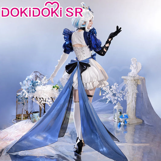Furina Focalors Doujin Cosplay Costume Game Genshin Impact DokiDoki-SR Fontaine Furina Alice Women Cute Doujin Dress