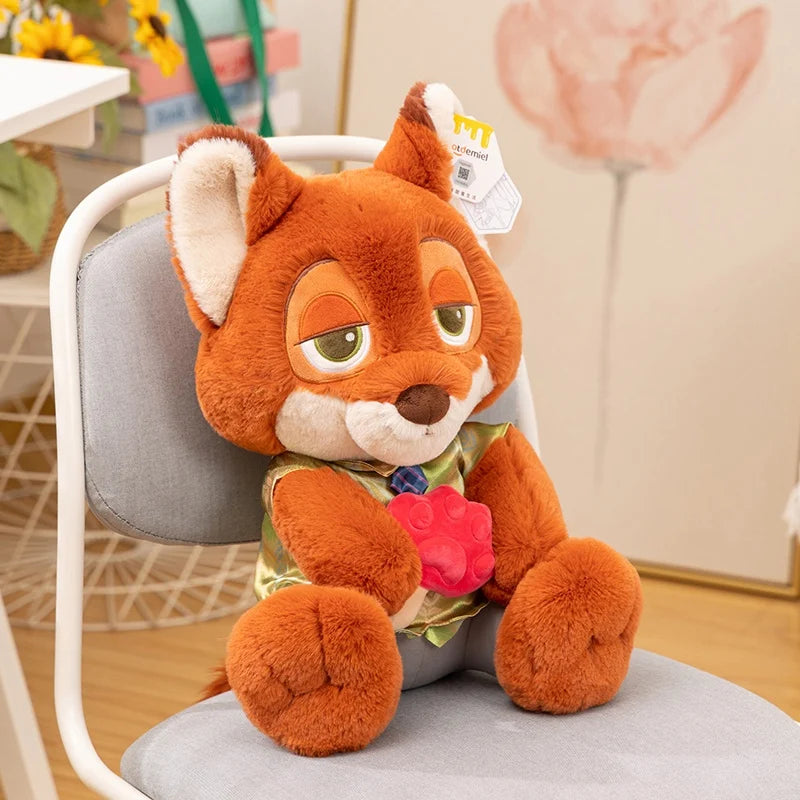 anime Zootopia Judy Plush Toy Doll Nick Doll Ornaments Children Sleeping Pillow Cushion Couple Holiday Gifts Kids Birthday Gift