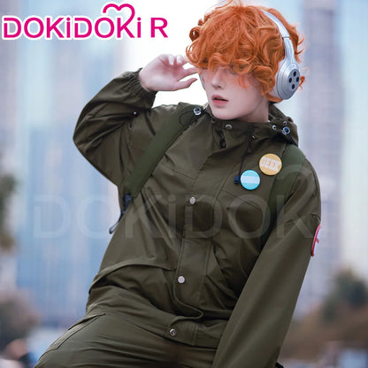 Brief Cosplay Costume Anime【S-2XL】Dokidoki-R Men Cosplay Geekboy Brief Backpack Panty Plus Size Male Cosplay