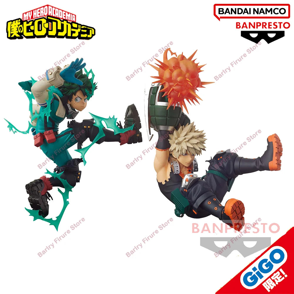 Bandai Banpresto My Hero Academia Izuku Midoriya Katsuki Bakugo 9-13cm PVC Model