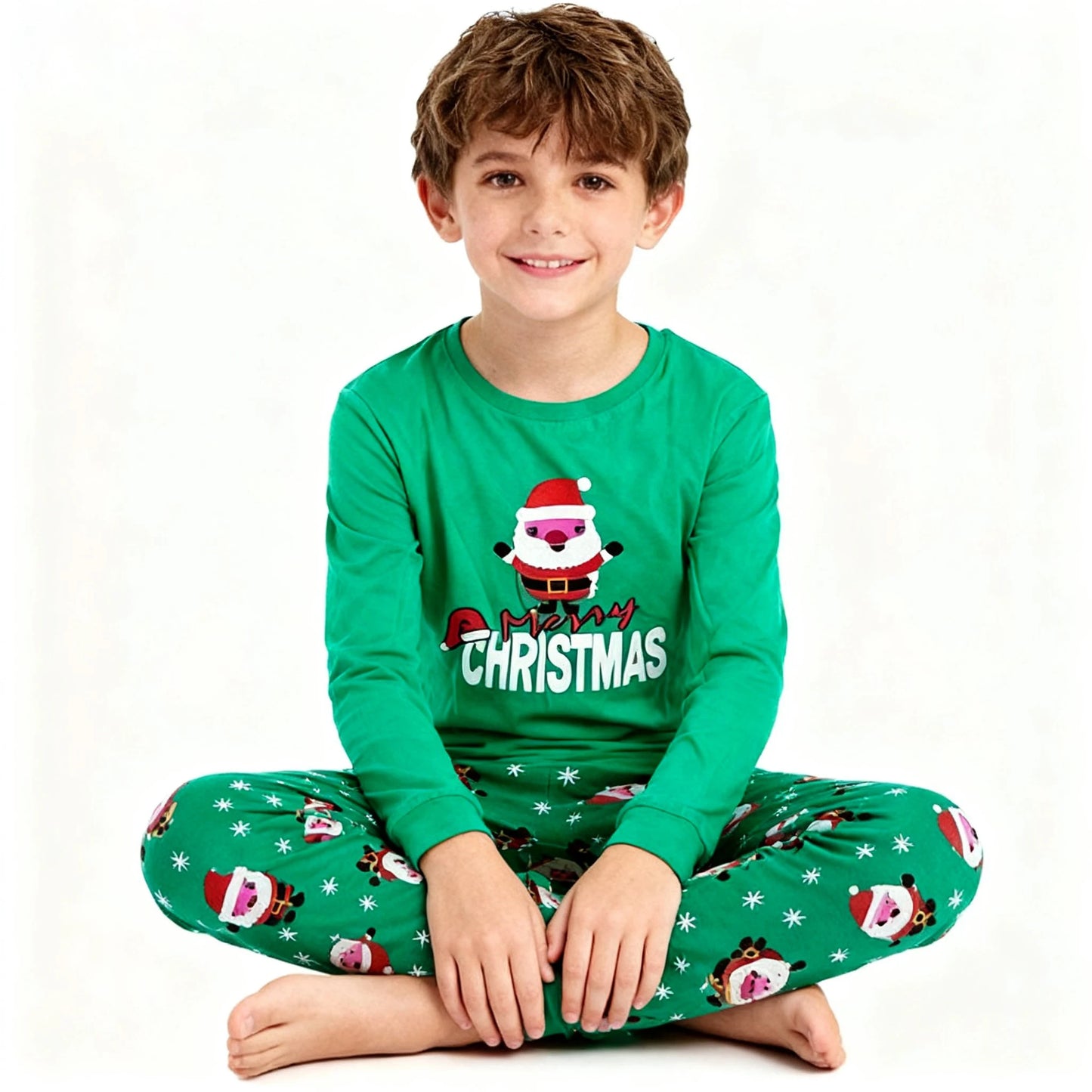 Boys Pajamas Sets 3 to 4 5 6 7 10 12 Years Winter Cotton Long Sleeve Kids Pyjama Toddler Girl Christmas Pijama Children Clothing