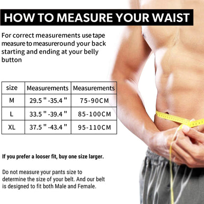 Weight Lifting Belt 10.5cm Wide for Men and Women Back Support Powerlifting Squats Cross Training Gym Workout - 10.5CM