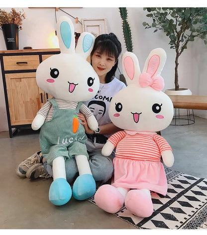 45-130cm Cute Long Legs Rabbit Plush Toy Stuffed Soft Animal Bunny Doll Baby Kids Toys Birthday Gift Christmas Present for Girl