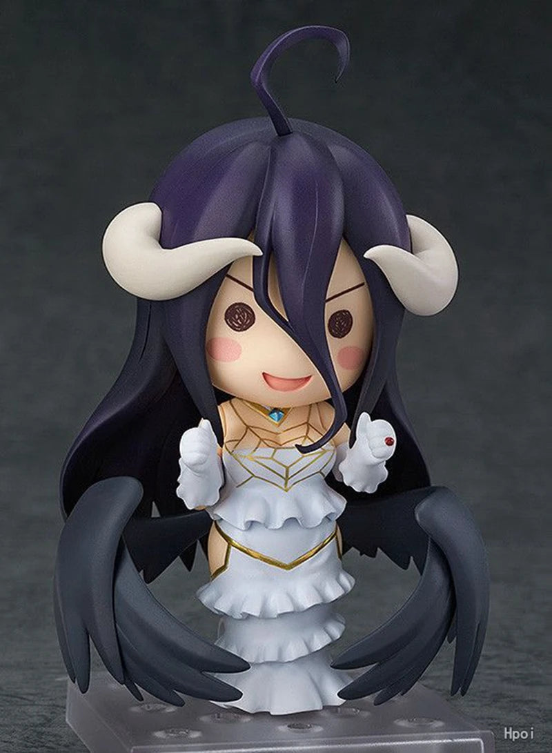 10cm #642 Albedo Anime Figure OverLord #631 Ainz Ooal Gown Action Figure Sexy Girl Figurine PVC Collection Model Doll Toys