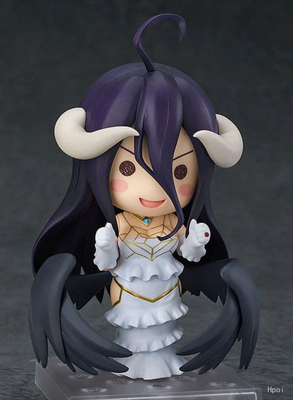 10cm #642 Albedo Anime Figure OverLord #631 Ainz Ooal Gown Action Figure Sexy Girl Figurine PVC Collection Model Doll Toys