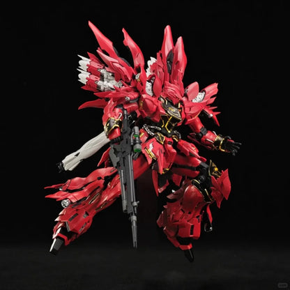 In Stock Comet Model 1/100 Mg The Red/White Comet Msn-06s Sinanju Gk Sytle Assembly Model Kit Plastic Model Action Figure Toy