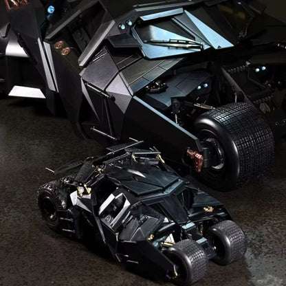 1:18 Batmobile Tumbler Alloy Metal Car Diecast Toy Vehicle Car Model Sound & Light Slide Spray Truck Toys For Kids  Gift Birthda