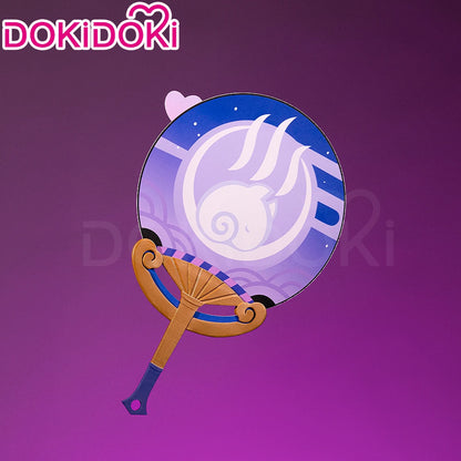 IN STOCK Yumemizuki Mizuki Hutao Wig Game Genshin Impact DokiDoki 95cm Long Wig Hu Tao Lantern Rite Free Cap Yumemizuki Ears Fan