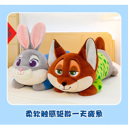 85/105/125cm Super Big Size Judy Hopps Zootopia Anime Plush Stuffed Doll Kawaii Nick Wilde Plushies Children Pillow Holiday Gift