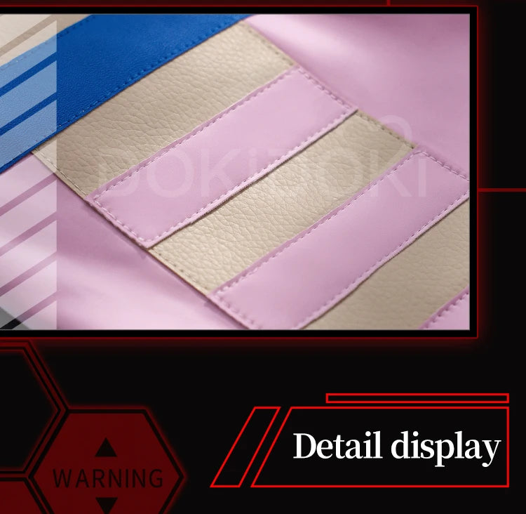 IN STOCK Marii Makinamii Cosplay Costume Anime 【S-3XL】 DokiDoki-R Women Pink Racing Suit Marii Makinamii Glasses Plus Size