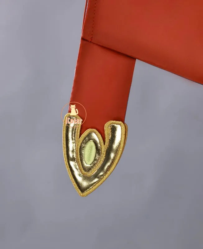 Genshin Impact Ineffa Cosplay Costume Wig Cloak Uniform Outfit Headwear Boom Boom Thunderwave Halloween Party for Women Girls