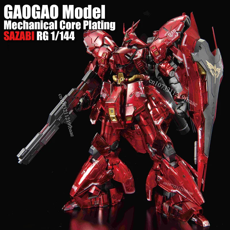 In Stock GAOGAO Model SAZABI RG 1/144 Mechanical Core Plating MSN-04 Assembly Model Kit Toys Action Figures Robot Plastic Gift